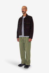 Zaki Jacket Espresso Brushed Wool