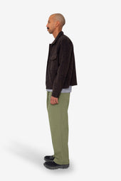 Zaki Jacket Espresso Brushed Wool