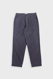 Lunar Suit Trouser - Soft Black Cotton Linen