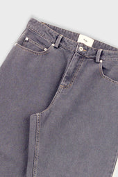 Barrel Leg Trouser Grey Denim
