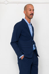 Assembly Blazer Crinkle Stripe