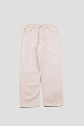 Barrel Leg Trouser - Ecru Twill