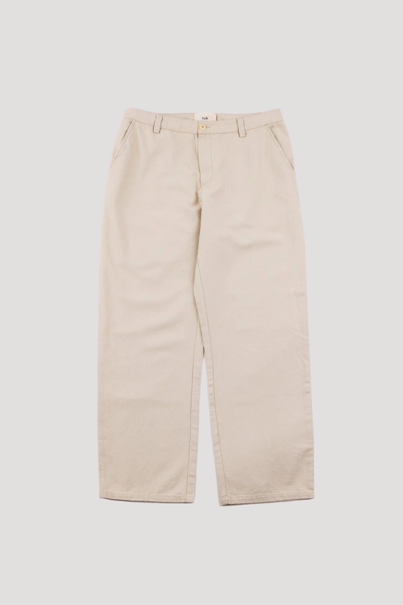 Barrel Leg Trouser Hemp Canvas