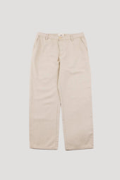 Barrel Leg Trouser - Stone Hemp Canvas
