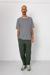 Classic Stripe T Shirt Ecru