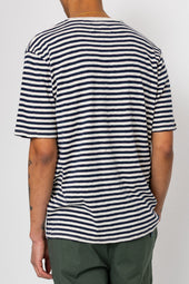 Classic Stripe T Shirt Ecru
