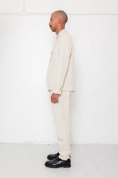Cotton Linen Blazer Natural Linen Canvas