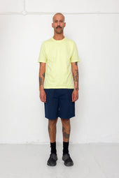 Elasticated Wide Fit Short Crinkle Stripe