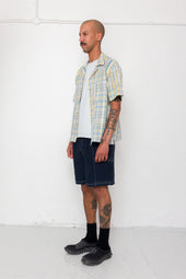 Gabe Shirt Blue Cut Check