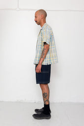 Gabe Shirt Blue Cut Check