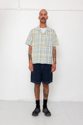 Gabe Shirt Blue Cut Check