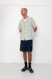 Gabe Shirt Blue Cut Check