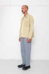 Patch Overshirt Light Slub Linen