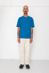 Slub Embroidered T Shirt Soft