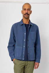 Twill Assembly Jacket Dusty Blue