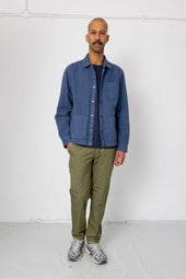 Twill Assembly Jacket Dusty Blue