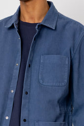 Twill Assembly Jacket Dusty Blue