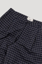 Wide Fit Trouser Crinkle Check