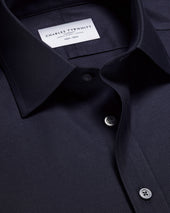 Non-Iron Twill Shirt - Navy