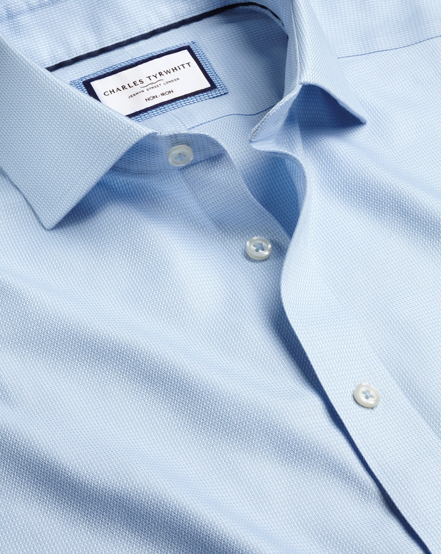 Non Iron Mayfair Weave Shirt Light