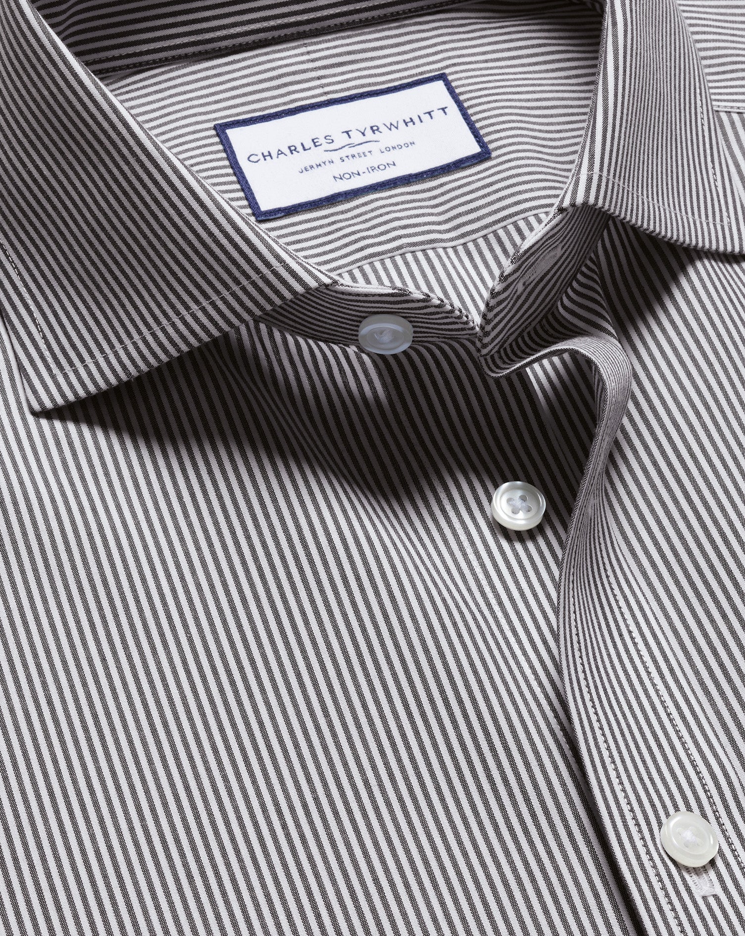 Non Iron Poplin Bengal Stripe Shirt