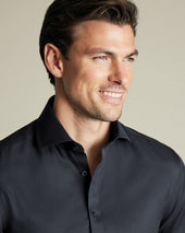 Non Iron Twill Shirt Grey