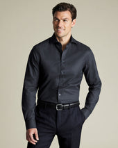 Non Iron Twill Shirt Grey