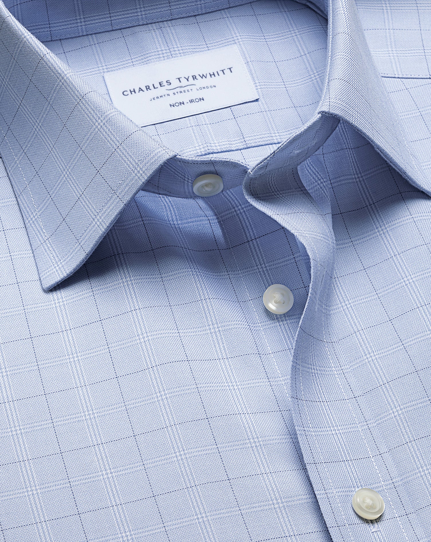 Non Iron Twill Check Shirt