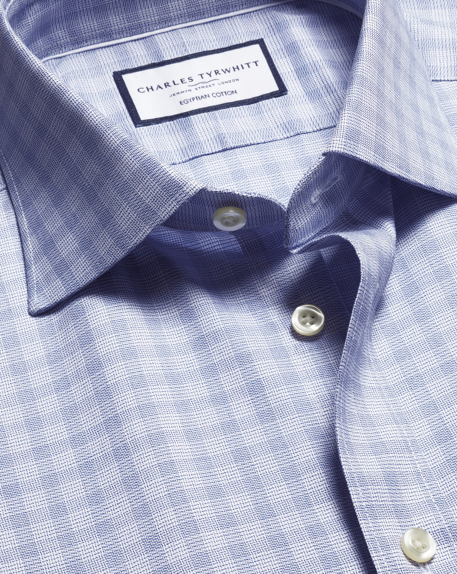 Luxury Check Shirt Blue
