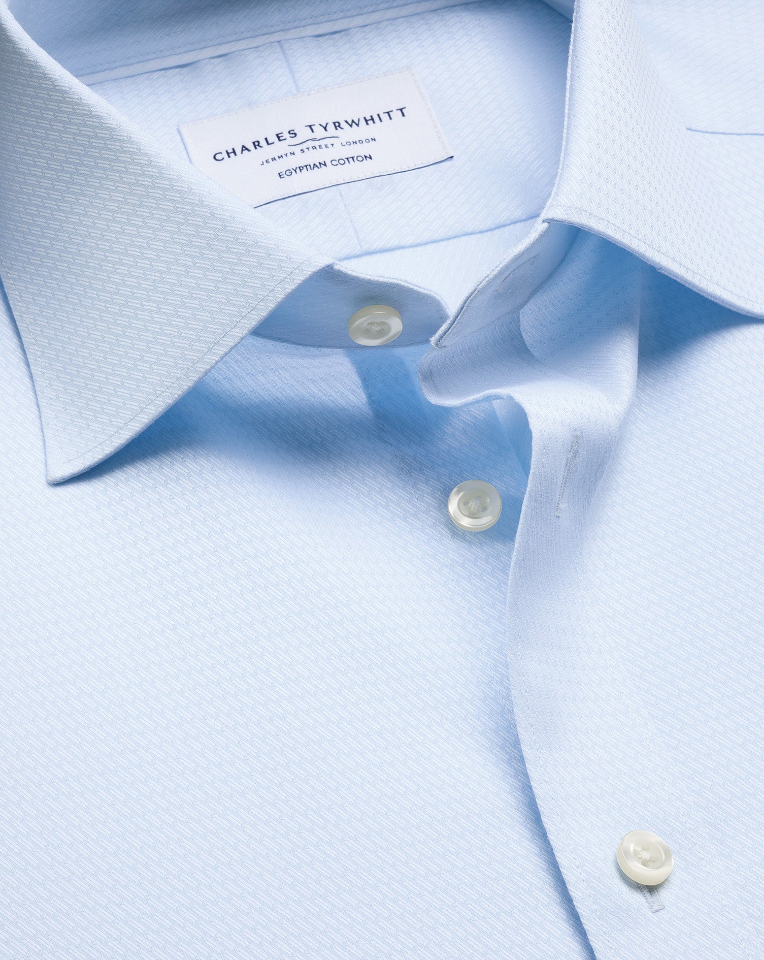 Luxury Texture Shirt - Light Blue