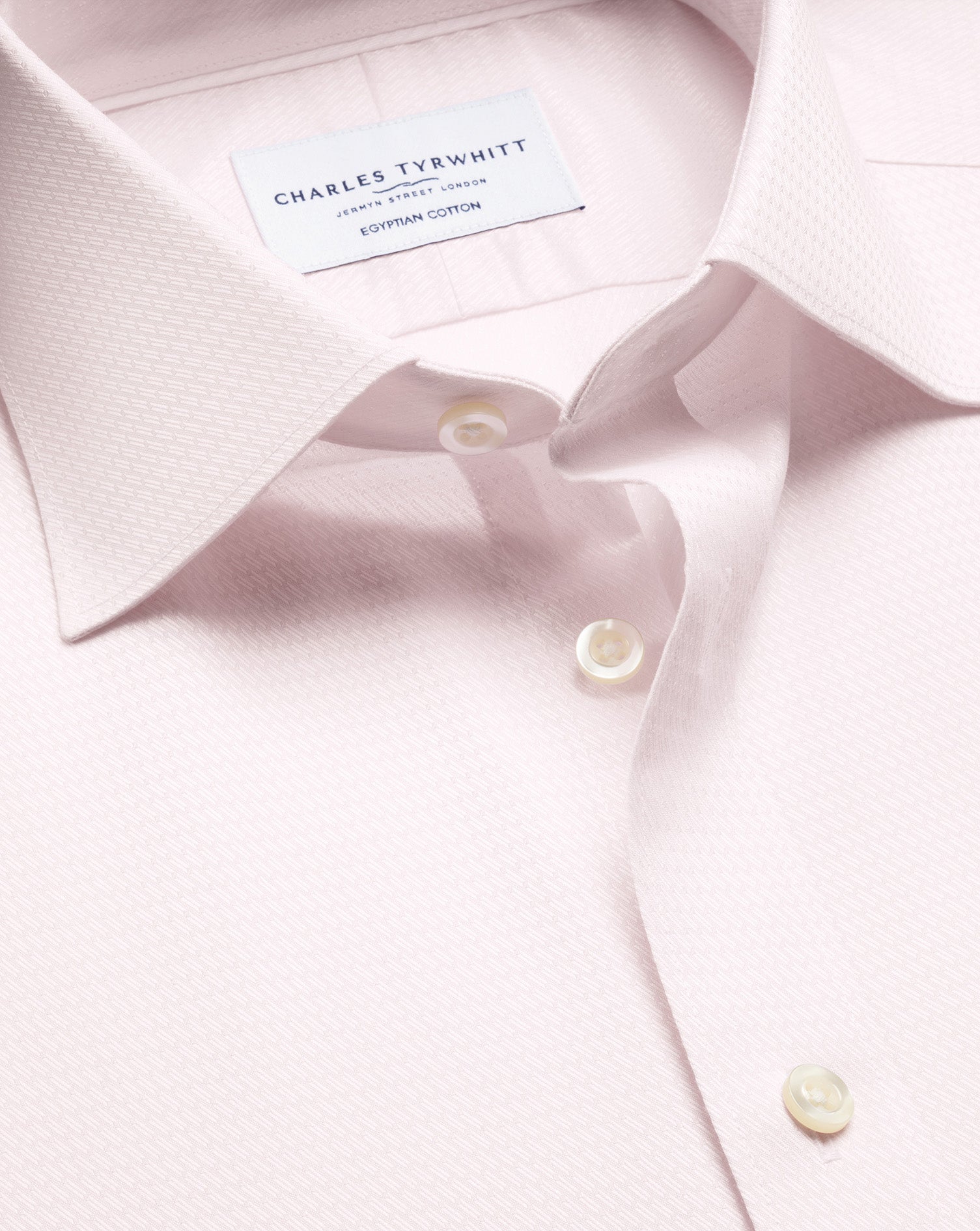Luxury Texture Shirt - Light Pink