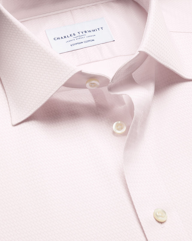 Luxury Texture Shirt - Light Pink
