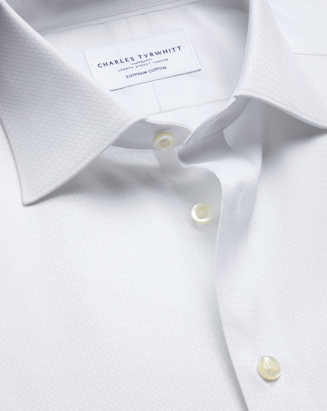 Luxury Texture Shirt - White
