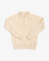 SHETLAND POLO - CREAM
