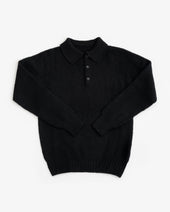 SHETLAND POLO - BLACK