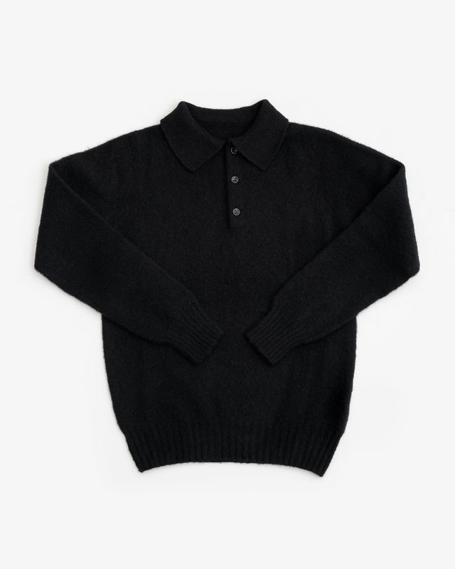 SHETLAND POLO - BLACK