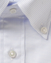 Tokyo Slim Fit Button Down Royal Oxford Sea Island Cotton