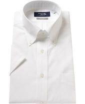 Short Sleeve Shirt - Button Down Pinpoint Oxford J-Tech EASY CARE