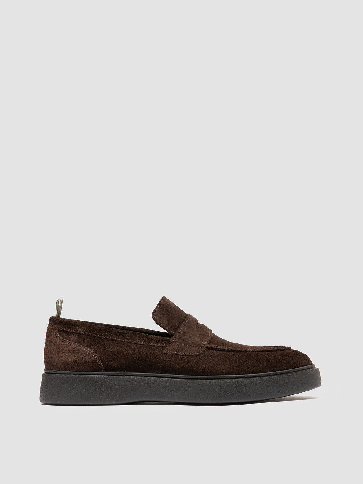 Frame 001 Suede Penny Loafers