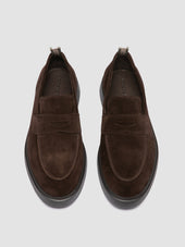 Frame 001 Suede Penny Loafers