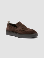 Frame 001 Suede Penny Loafers