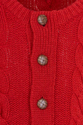 Francis Cardigan In Cable Knit Wool