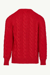Francis Cardigan In Cable Knit Wool