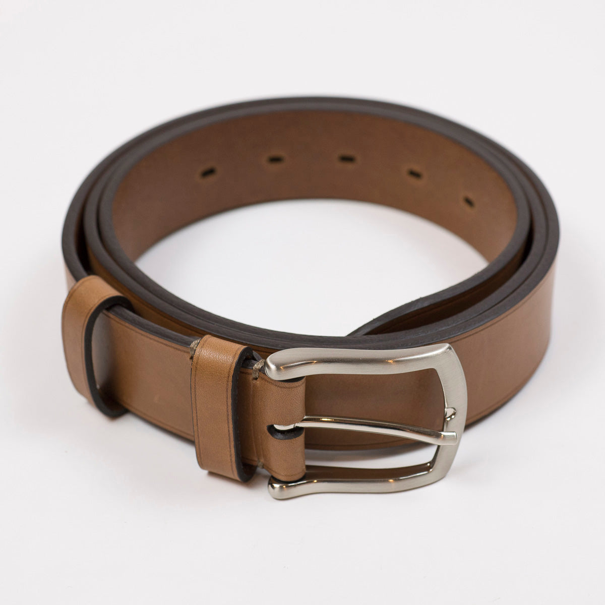 Honey Brown Calf Olimpo Casual Belt