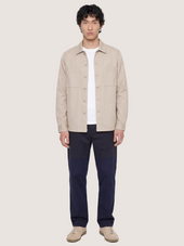 The 24 Cotton Overshirt Beige Cotton