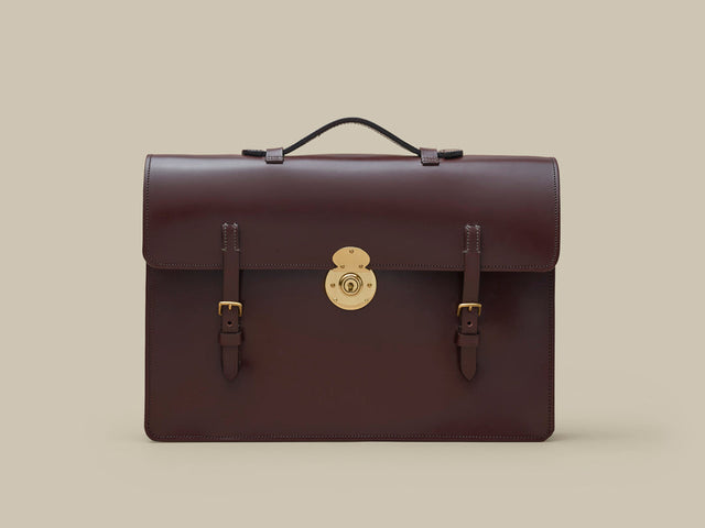 George VI Briefcase - Brown