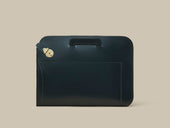 Retractable Handle Portfolio With Lock Green