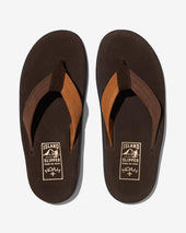 Tri-Color Suede Island Slipper