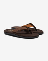 Tri-Color Suede Island Slipper