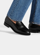 Black Penny Loafer